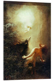 Quadro em acrílico Thou Shalt Not Kill!, 1906 - Karl Wilhelm Diefenbach