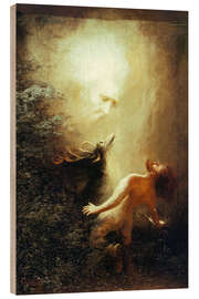 Holzbild Du sollst nicht töten!, 1906 - Karl Wilhelm Diefenbach