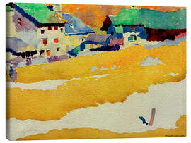 Leinwandbild Bergdorf, 1915 - Augusto Giacometti