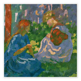 Poster Licht und Schatten II, Sonnenflecken, 1912 - Giovanni Giacometti