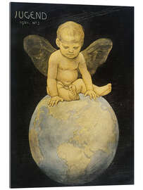 Acrylglasbild Jugend, Neujahr 1901