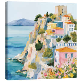 Leinwandbild Antalya zwischen Blumen - Niphion