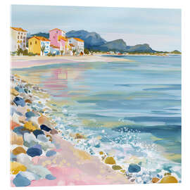 Acrylglasbild Schöne Côte d'Azur