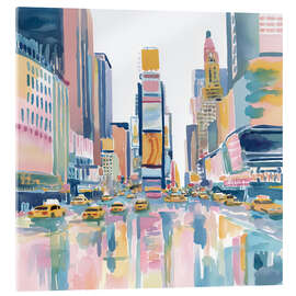 Acrylglasbild Herz von New York - Niphion