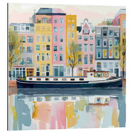 Alubild Amsterdam im Herbst - Niphion