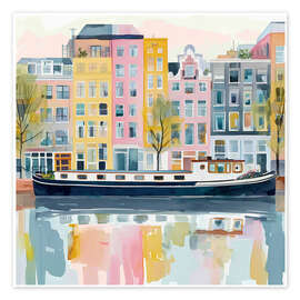 Poster Amsterdam im Herbst - Niphion