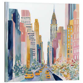 Alubild Lebendiges New York - Niphion