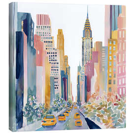 Leinwandbild Lebendiges New York - Niphion