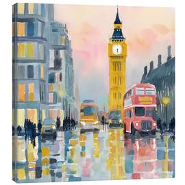 Leinwandbild London in der Abendröte - Niphion