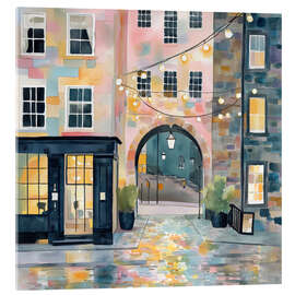 Acrylglasbild Edinburgh am Abend - Niphion