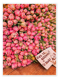 Wandbild 1000 Tulpen - Ohkimiko