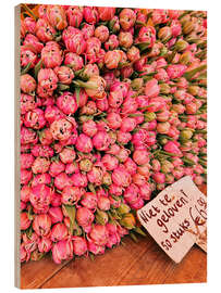 Holzbild 1000 Tulpen - Ohkimiko