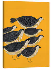 Leinwandbild Wachtelparade - Branka Kodžoman