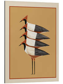 Alubild Vier Vögel - Branka Kodžoman