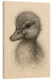 Holzbild Babyente - Natalie Bruns