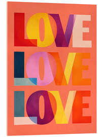 Acrylglasbild Love Love Love - ThingDesign
