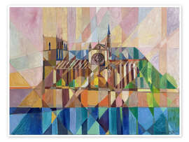 Wandbild Notre Dame de Paris - Iuliia Kotenko