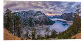 Acrylglasbild Hoch über dem Plansee - Denis Feiner
