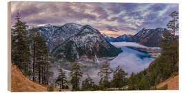 Holzbild Hoch über dem Plansee - Denis Feiner