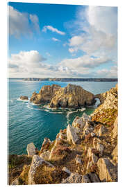 Tableau en verre acrylique Château de Dinan, Crozon, Brittany - Christian Müringer
