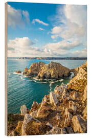 Holzbild Château de Dinan, Crozon, Bretagne - Christian Müringer
