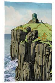 Quadro em plexi-alumínio The cliff shrine - syntetyc