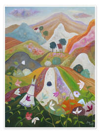 Wandbild Schöner neuer Frühling - Ángeles M. Pomata