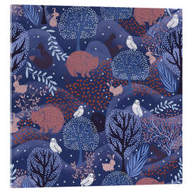 Acrylglasbild Magischer Zauberwald mit geheimer Tür - Patruschka