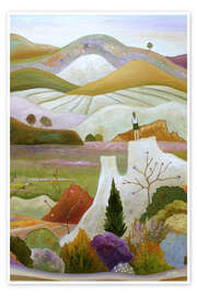 Wandbild Jenseits der Blüte - Ángeles M. Pomata