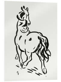 Quadro em acrílico Galloping Horse - Leo Gestel