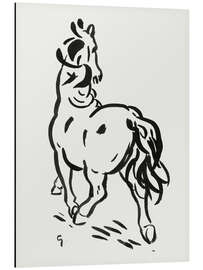 Aluminium print Galloping Horse - Leo Gestel