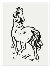 Wandbild Galoppierendes Pferd - Leo Gestel