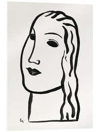 Quadro em acrílico Portrait of a Woman - Leo Gestel