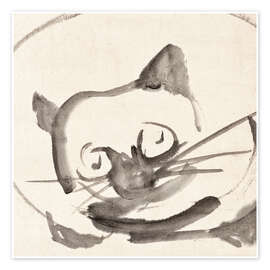 Poster Chunky Cat - Matsumoto Hoji