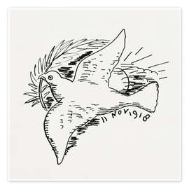 Poster Die Friedenstaube - Leo Gestel