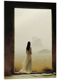 Quadro em acrílico The Woman Who Listens to Distance - DejaReve