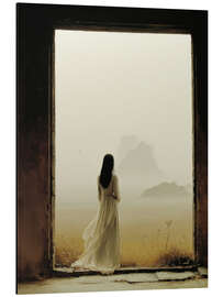 Alubild Die Frau, die der Distanz zuhört - DejaReve