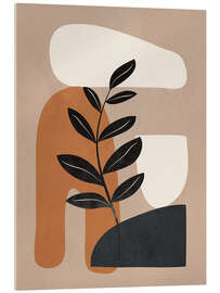 Acrylglasbild Modern Minimal Shapes Branch I