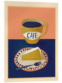 Acrylglasbild Kaffee mit Kuchen - Branka Kodžoman