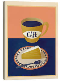 Leinwandbild Kaffee mit Kuchen - Branka Kodžoman