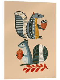 Acrylglasbild Eichelfreunde - Branka Kodžoman