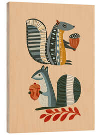 Holzbild Eichelfreunde - Branka Kodžoman