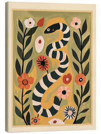 Tableau sur toile Striped Garden Snake - Branka Kodžoman