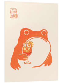 Hartschaumbild Meika Gafu - Aperol Frog - Matsumoto Hoji