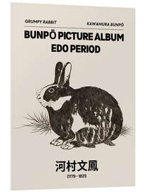 Hartschaumbild Bunpō Gafu - Grumpy Rabbit - Kawamura Bunpō