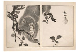 Acrylglasbild Meika Gafu Monkey - Mori Sosen