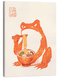 Leinwandbild Meika Gafu - Ramen Frog - Matsumoto Hoji