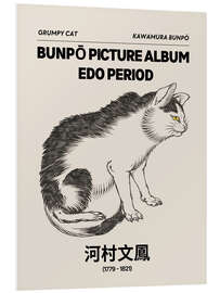 Hartschaumbild Bunpō Gafu - Grumpy Cat - Kawamura Bunpō