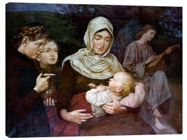 Leinwandbild Der Schutzengel, 1905 - Hans Thoma