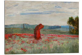 Gallery print A Kiss Among the Poppies, 1900 - Wojciech Weiss